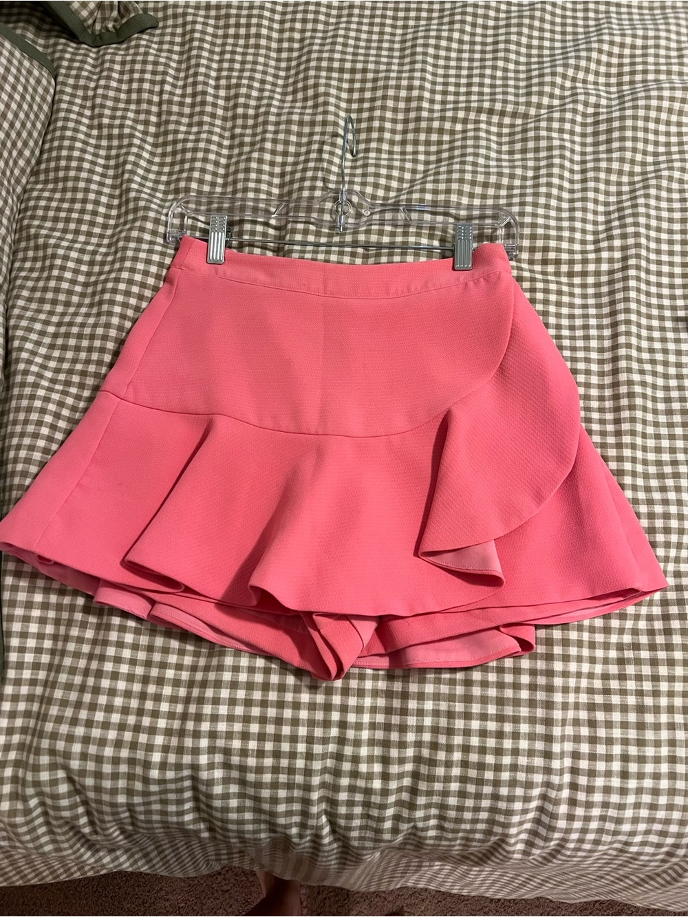 DO+BE Coral Pink Ruffle Skort